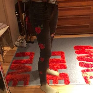 Rose jeans from Zara